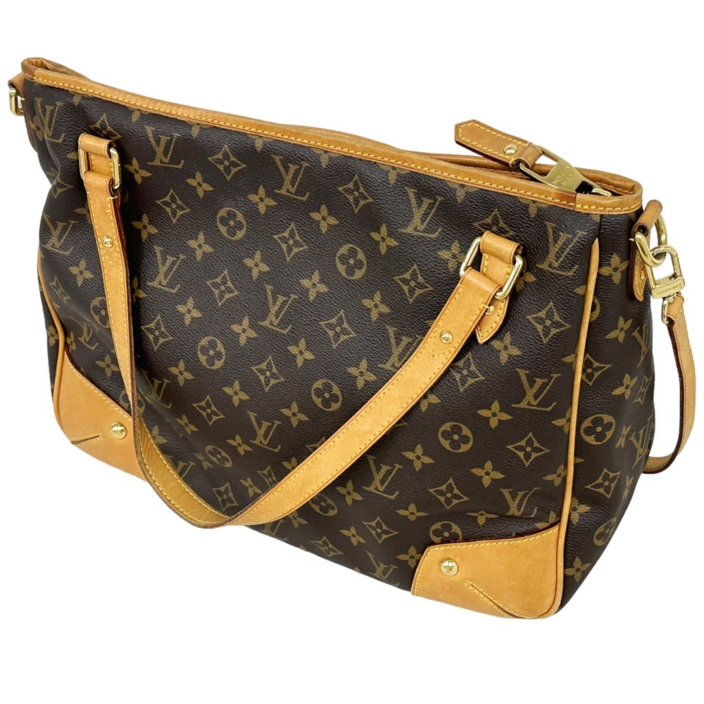 Louis Vuitton Estrela MM Tote Crossbody Handbag Monogram Brown Canvas - Picture 7 of 15